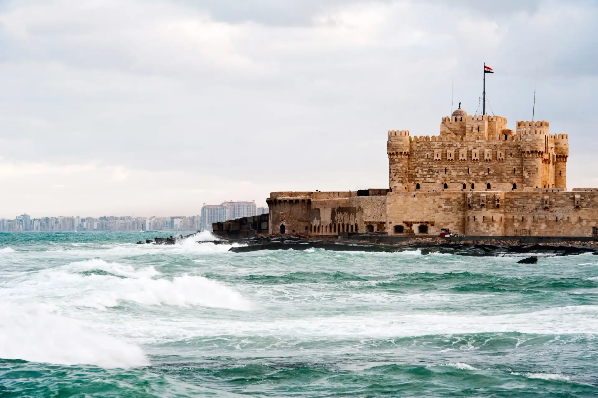Citadel of Qaitbay in Alexandria, Egypt.