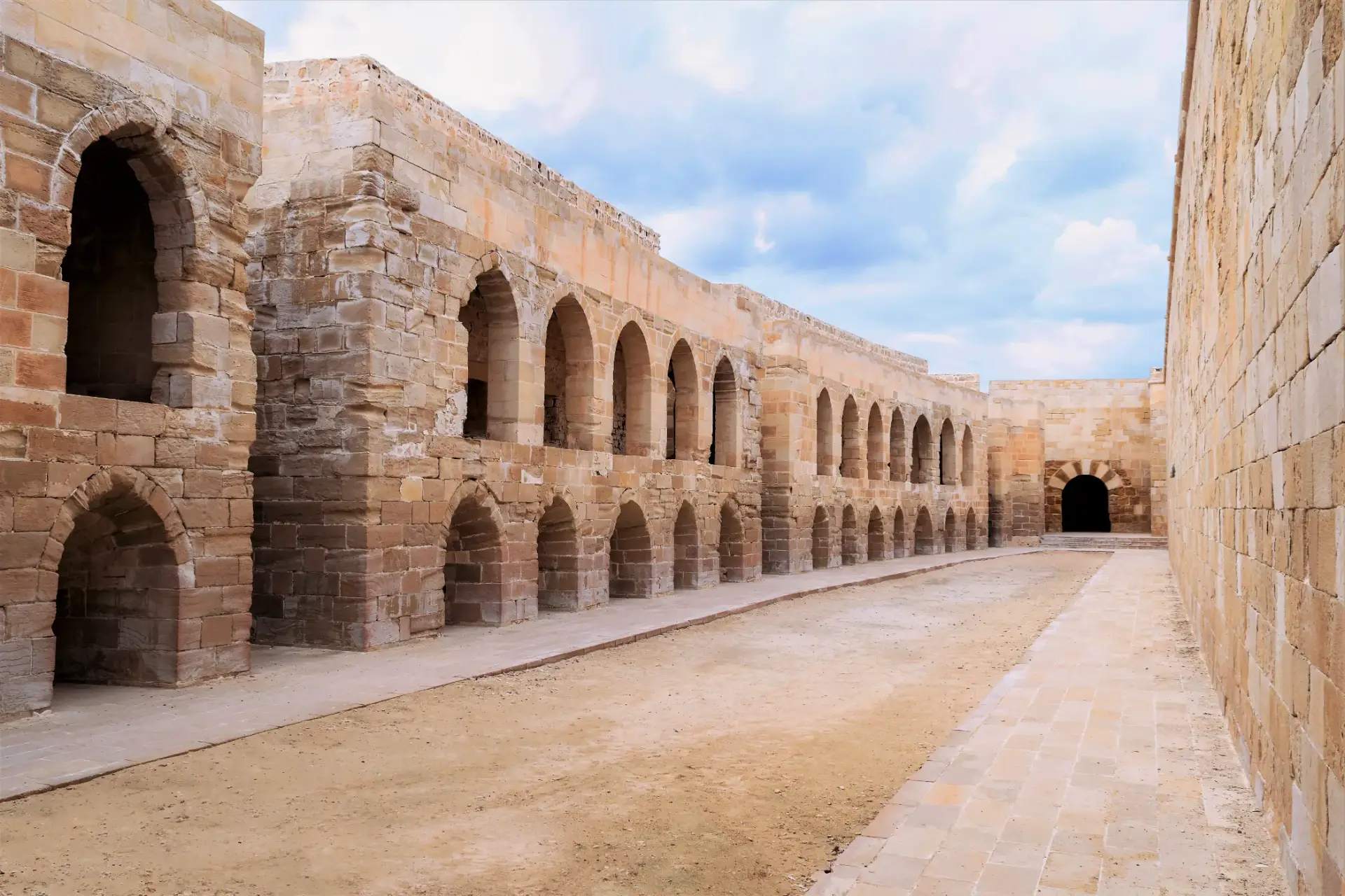 The barracks Citadel-Of-Qaitbay-Alexandria.